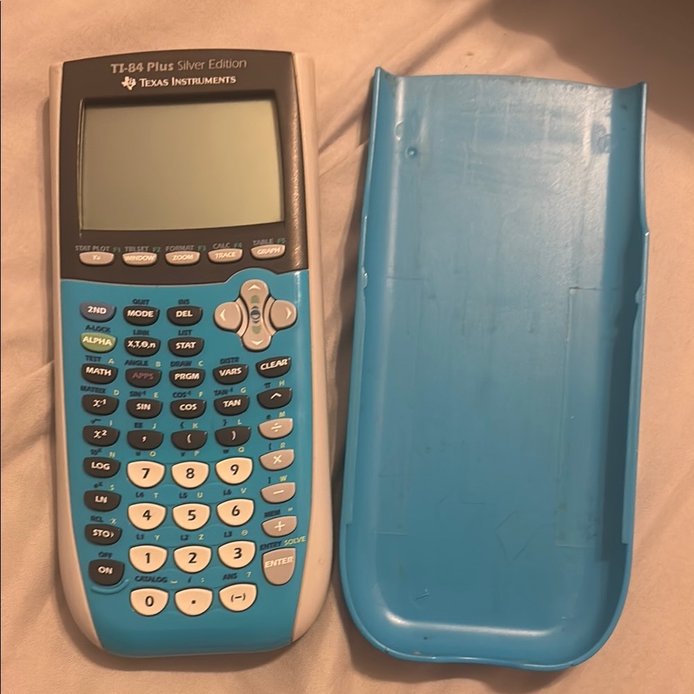 Texas Instruments Blue Graphing Calculator for Cell Phones & Accessories